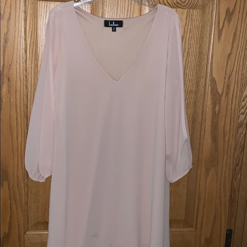 Lulus blush dress